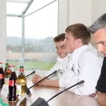 Pressekonferenz Bambini Aktive Fussball Targobank Auffrischprämie Werder Bremene Freundschaftsspiel